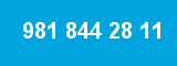 981 844 28 11 981 844 28 11